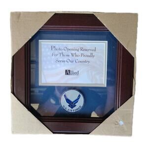 US. Air Force Picture Frame With Crest Collage Frame USAF 10x10
